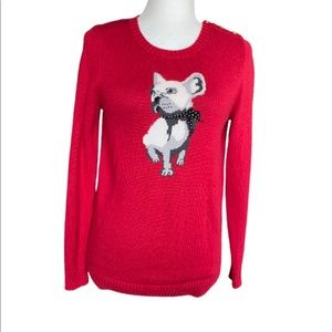 Charter Club French Bulldog Sweater